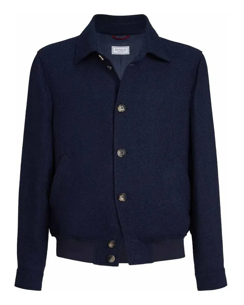 Brunello Cucinelli Bomberjacke - Dunkelblau Dunkelblau