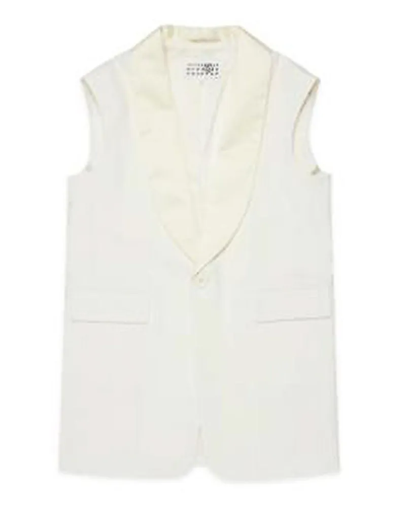 Maison Margiela Weste - Creme Creme