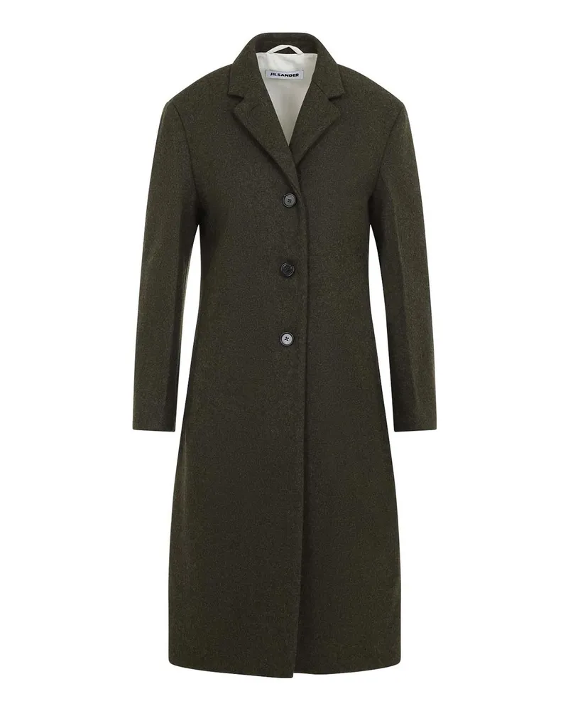 Jil Sander Knielanger Mantel - Grün Grün