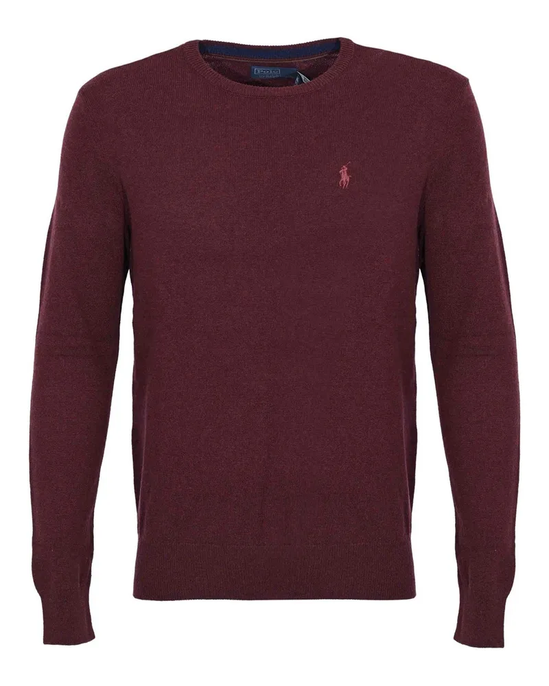 Ralph Lauren Rundhalspullover - Dunkelrot Dunkelrot