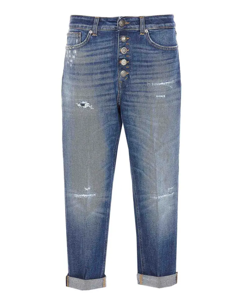 Dondup Bootcut Jeans - Dunkles Jeansblau Dunkles