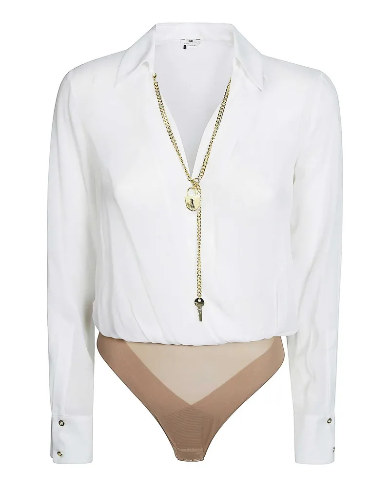 Elisabetta Franchi Top - Beige Beige