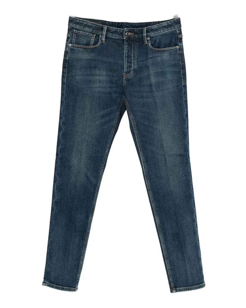 Emporio Armani Straight Leg Jeans - Blau Blau