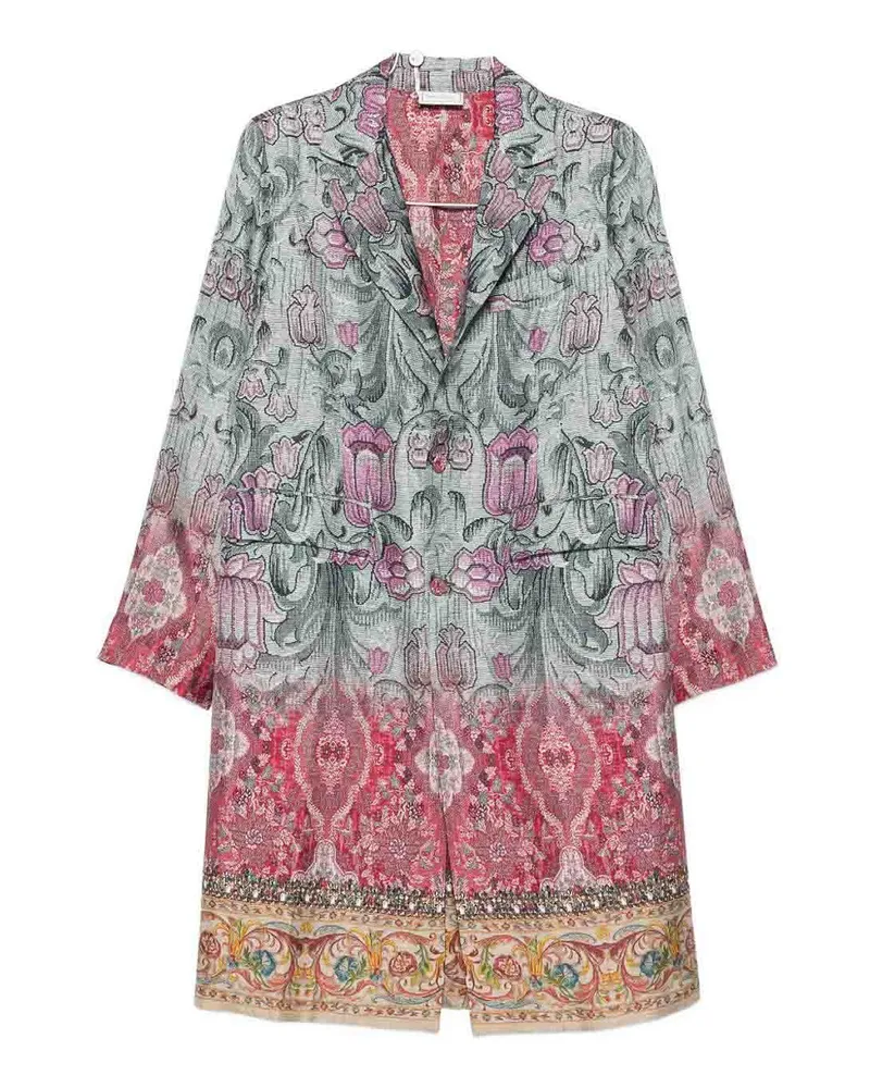 Pierre-Louis Mascia Knielanger Mantel - Bunt Bunt