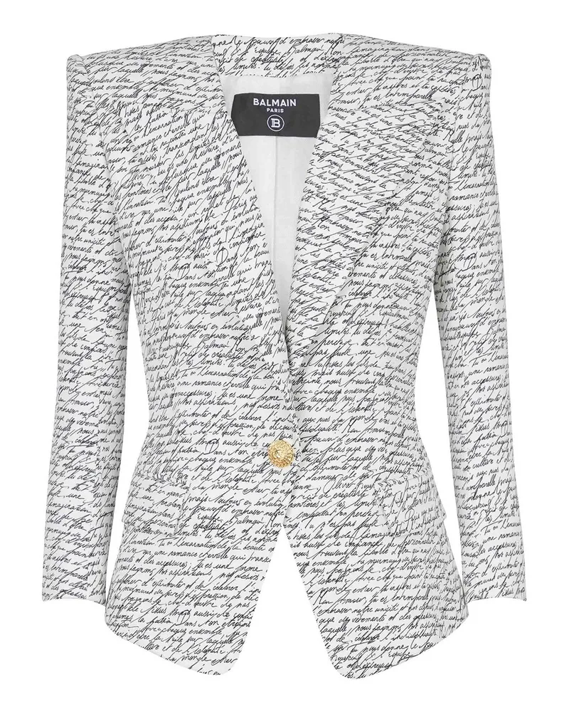 Balmain Abendjacke - Weiß Weiß