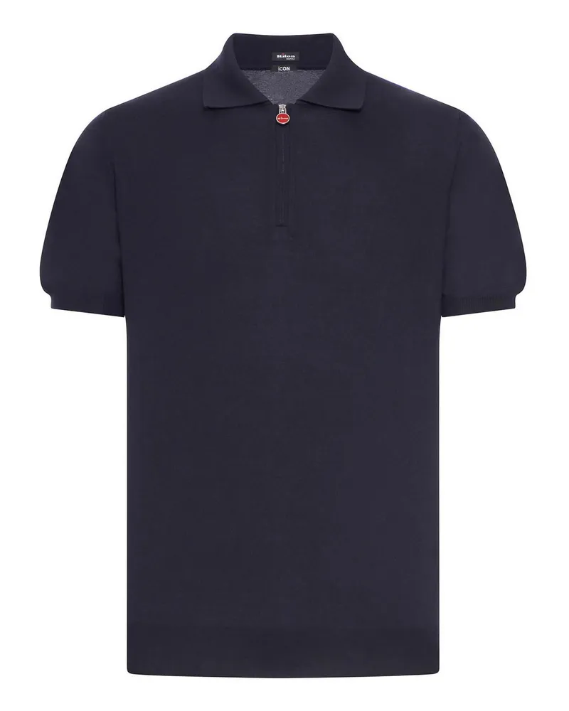 Kiton Poloshirt - Blau Blau