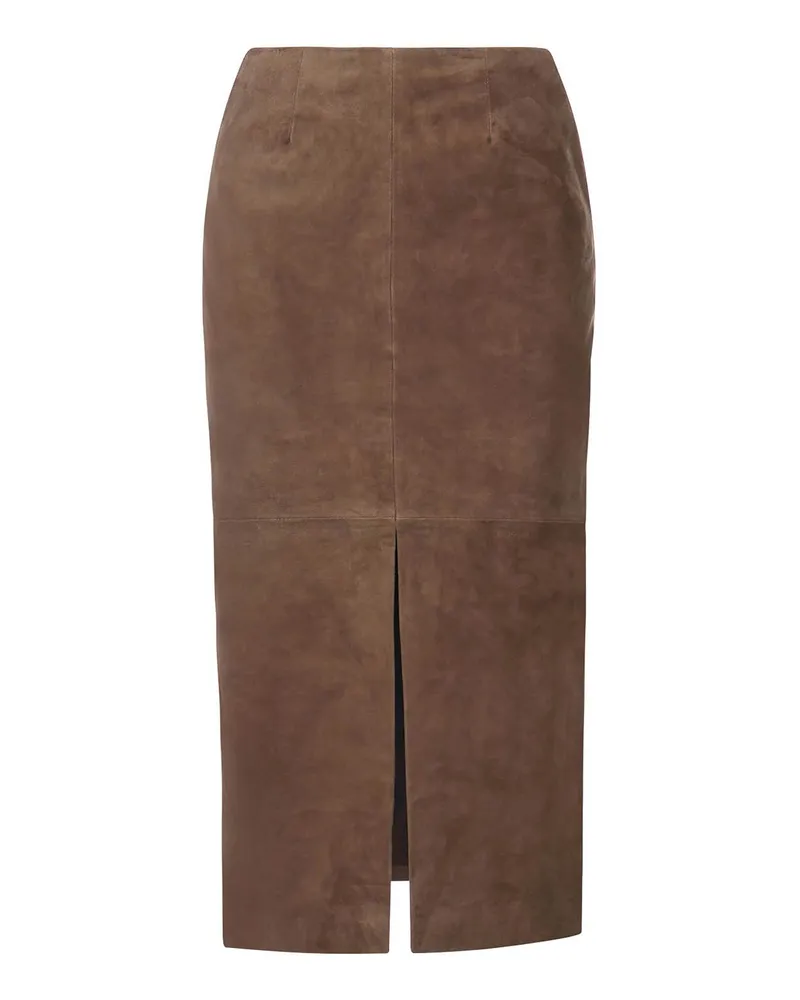 ROTATE Birger Christensen Midirock - Beige Beige