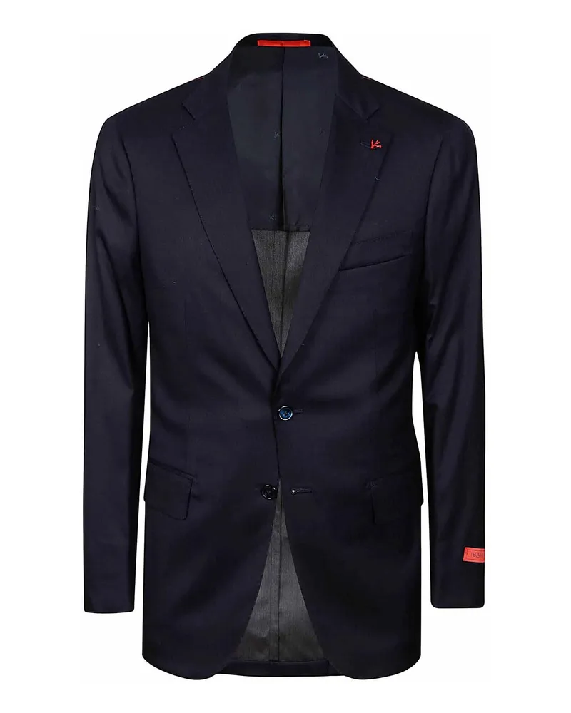 Isaia Eleganter Anzug - Blau Blau