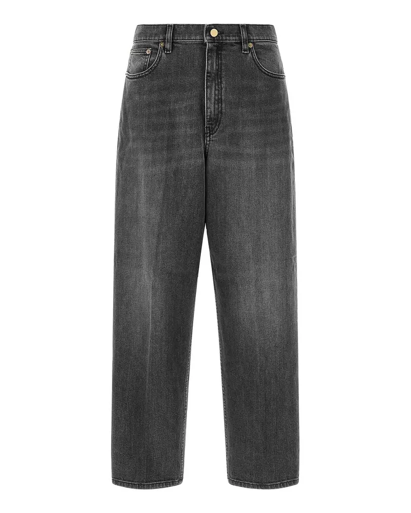 Fabiana Filippi Straight Leg Jeans - Grau Grau