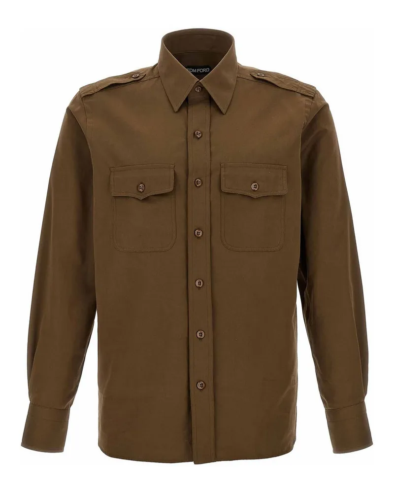 Tom Ford Hemd - Grün Grün