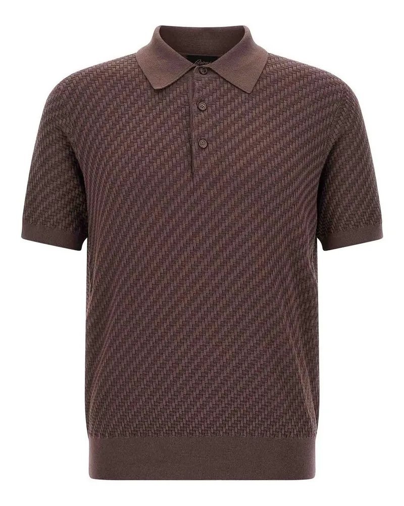 Brioni Poloshirt - Braun Braun