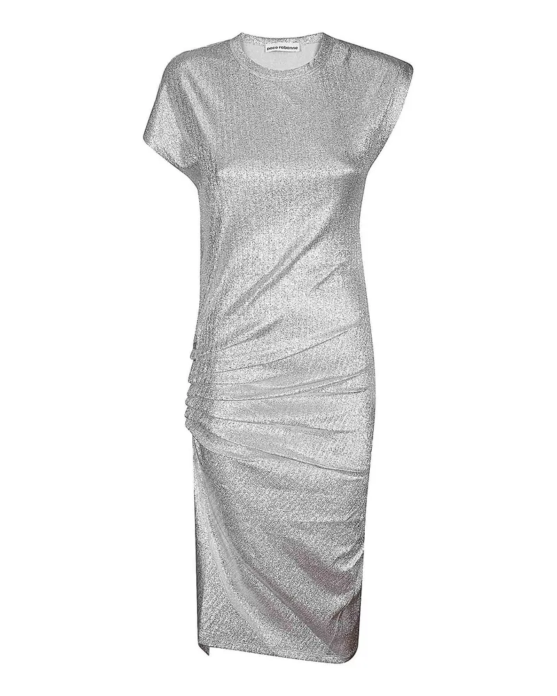 Paco Rabanne Knielanges Kleid - Silber Silber