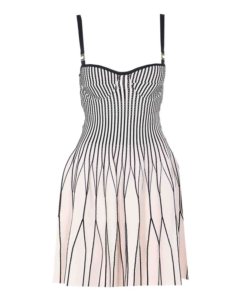 Elisabetta Franchi Kurzes Kleid - Weiß Weiß