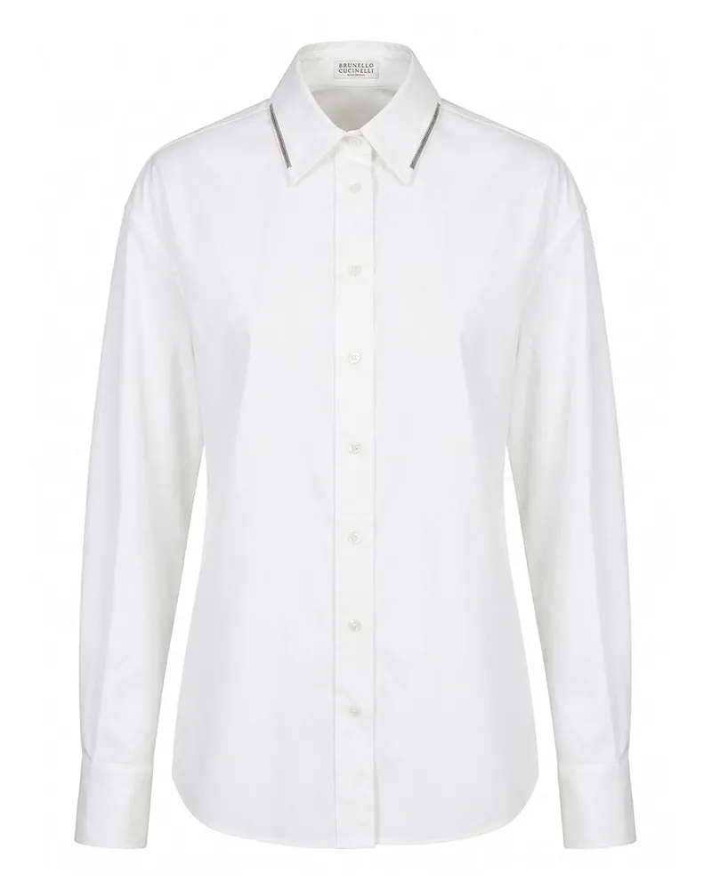 Brunello Cucinelli Hemd - Weiß Weiß