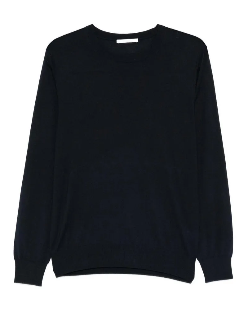 Kangra Cashmere Rundhalspullover - Blau Blau