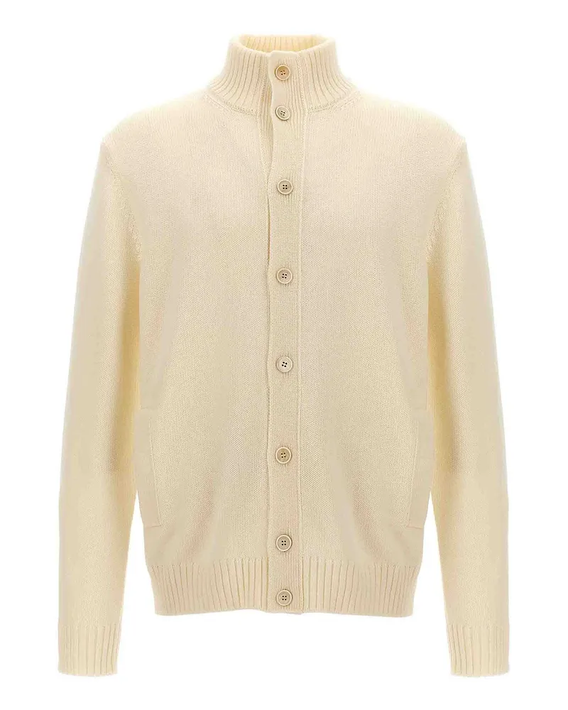 Zanone Cardigan - Weiß Weiß