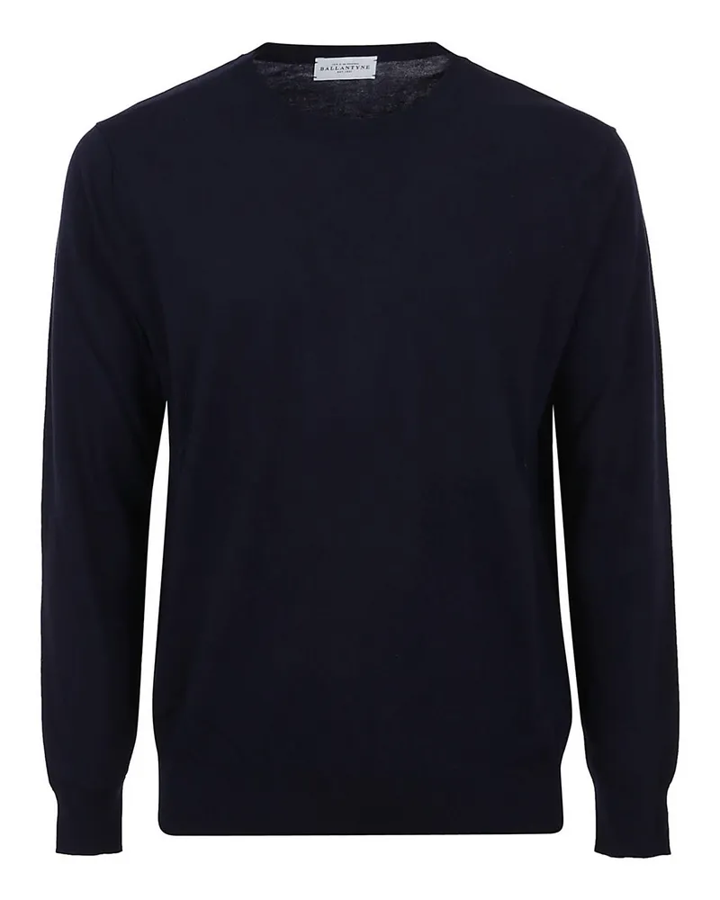 Ballantyne Rundhalspullover - Schwarz Dunkelblau
