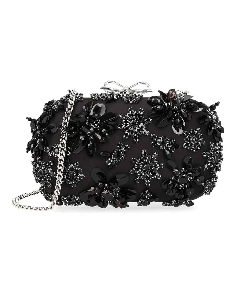 Self-Portrait Clutch - Schwarz Schwarz