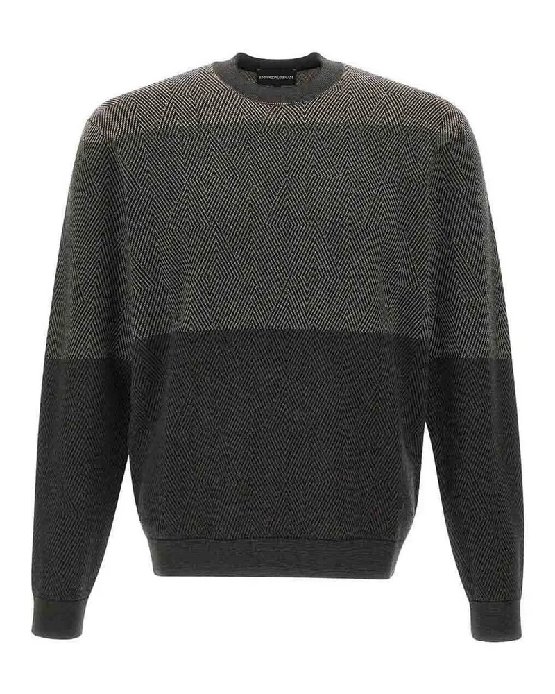 Emporio Armani Rundhalspullover - Grün Grün