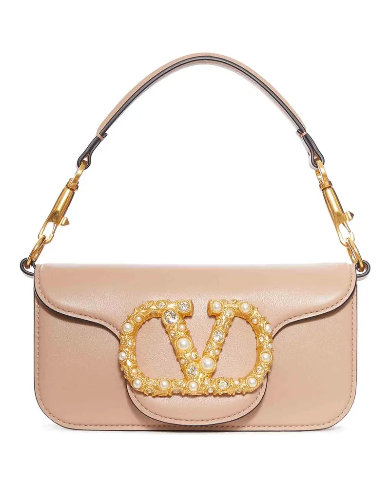 Valentino Garavani Schultertasche - Nude Nude