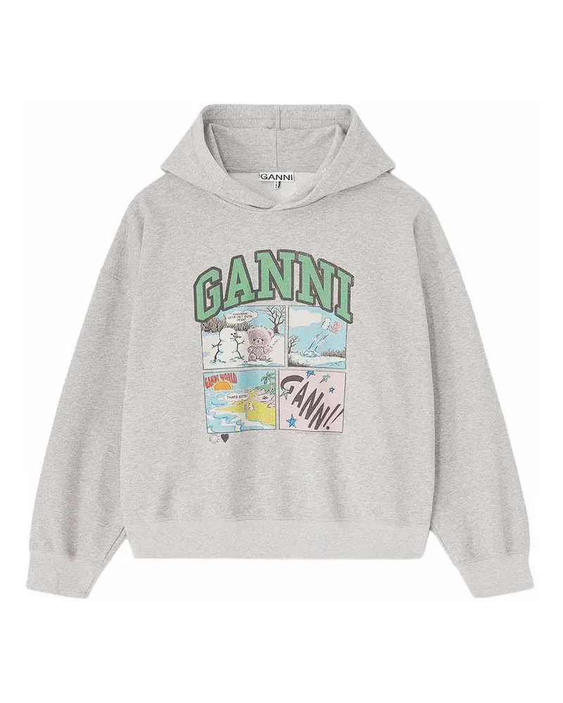 Ganni Sweatshirt - Grau Grau