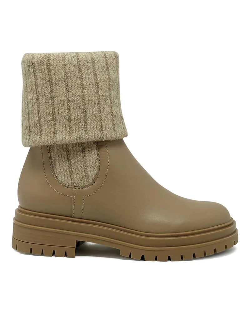 Gianvito Rossi Stiefel - Hellbraun Hellbraun