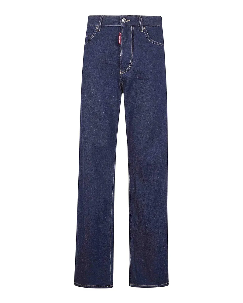Dsquared2 Straight Leg Jeans - Blau Blau