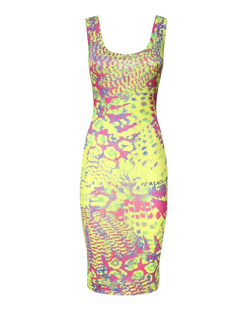Versace Jeans Knielanges Kleid - Bunt Bunt