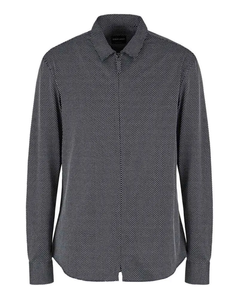 Giorgio Armani Hemd - Schwarz Schwarz