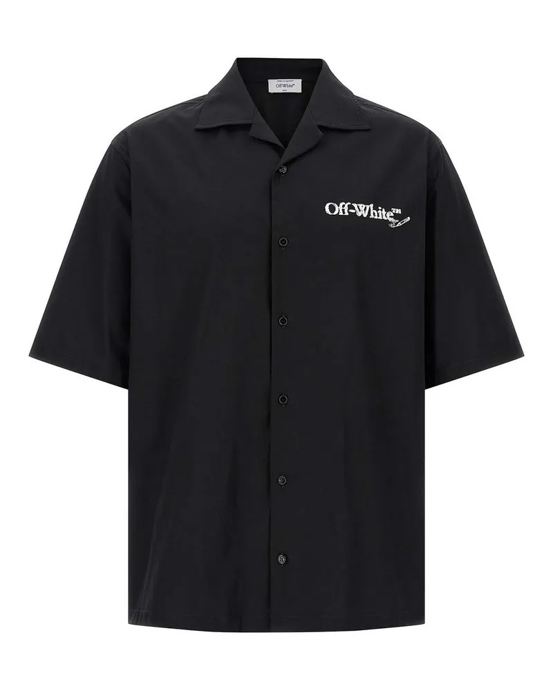 OFF-WHITE Hemd - Weiß Schwarz