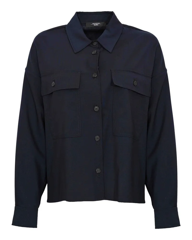 Max Mara Casualjacke - Blau Blau