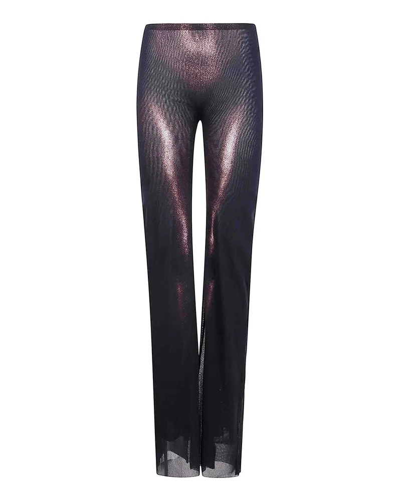 Jean Paul Gaultier Straight Leg Jeans - Schwarz Schwarz