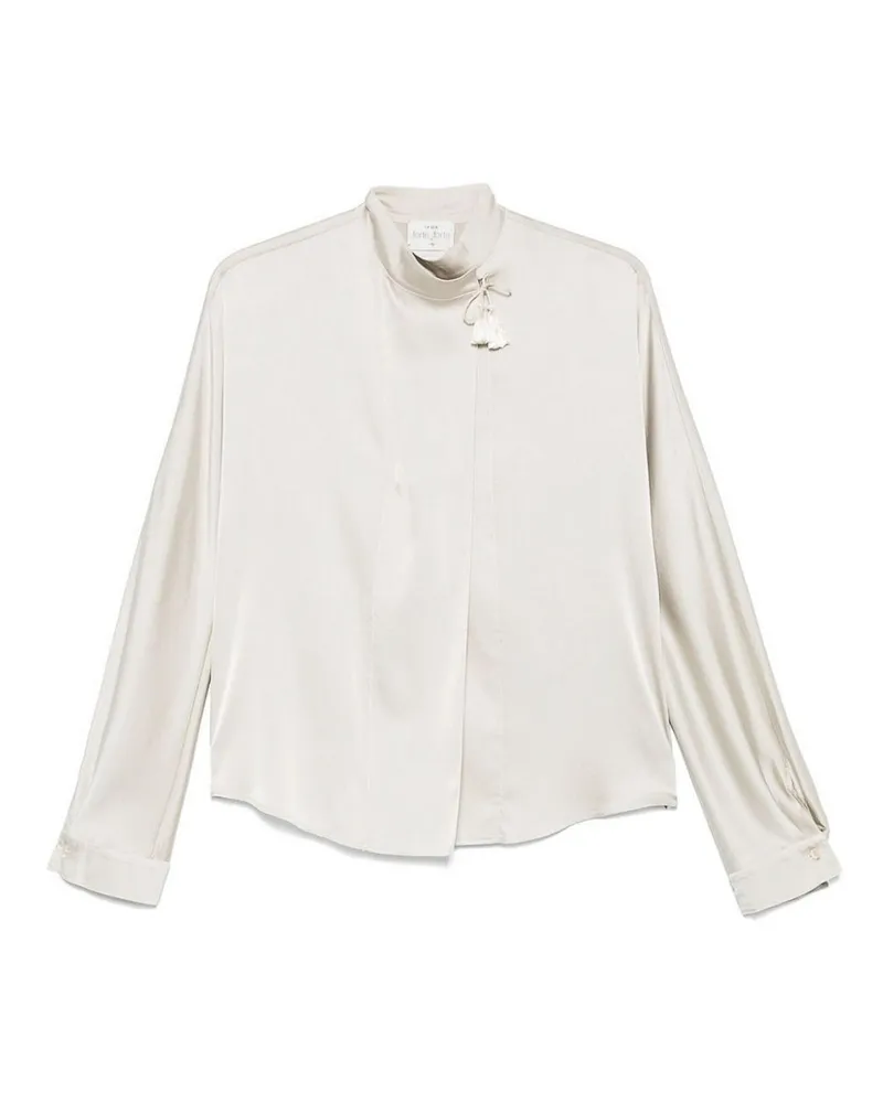 forte_forte Bluse - Grau Grau