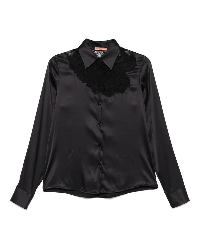 Ermanno Scervino Hemd - Schwarz Schwarz