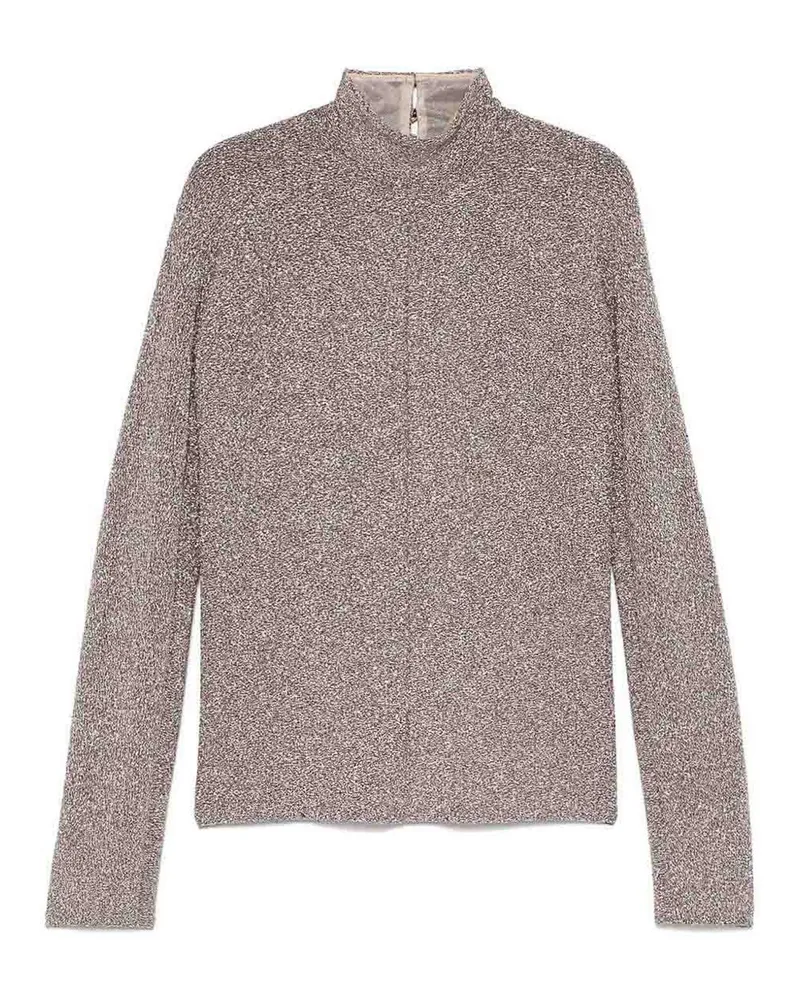 forte_forte Rundhalspullover - Hellrosa Hellrosa