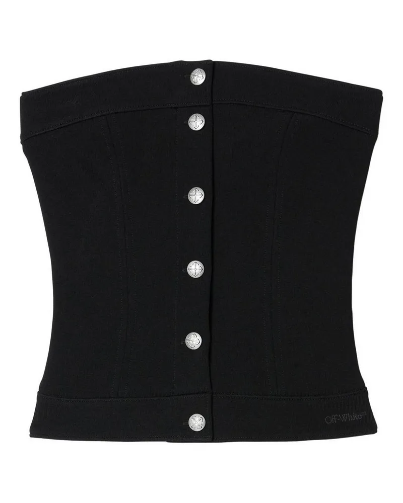 OFF-WHITE Top - Schwarz Schwarz