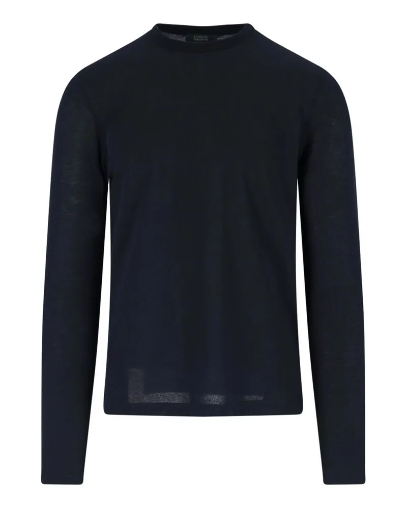Zanone T-Shirt - Blau Blau