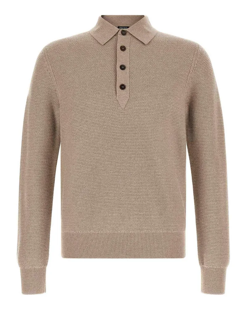 Z Zegna Poloshirt - Beige Beige