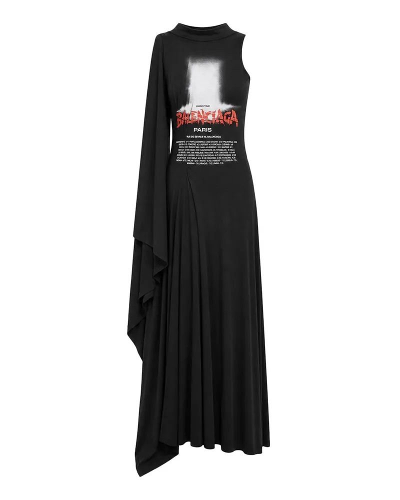 Balenciaga Knielanges Kleid - Schwarz Schwarz