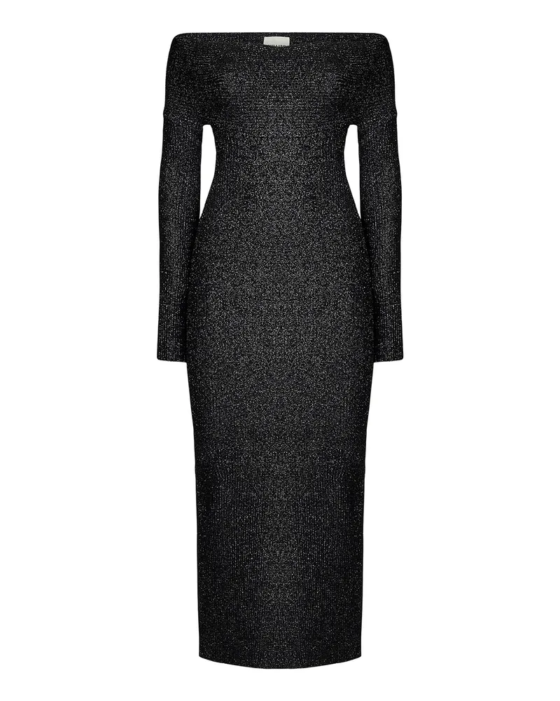 KHAITE Knielanges Kleid - Schwarz Schwarz