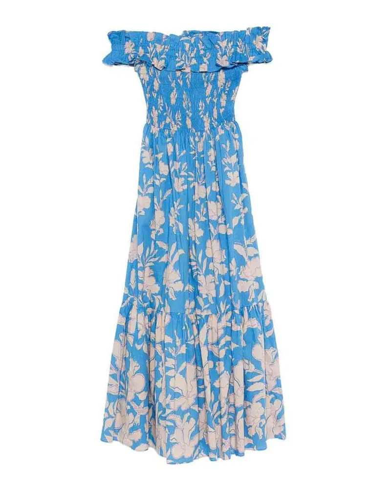 Poupette St Barth Maxikleid - Blau Blau