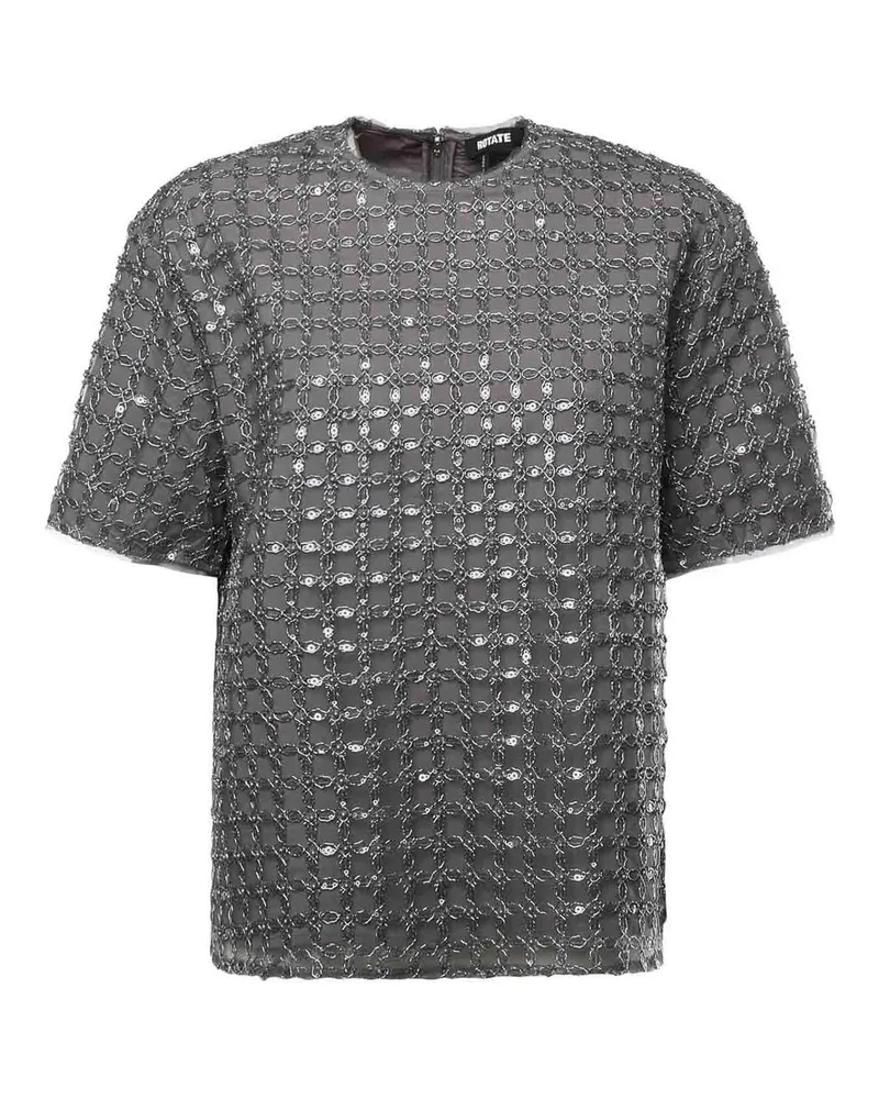 ROTATE Birger Christensen T-Shirt - Grau Grau