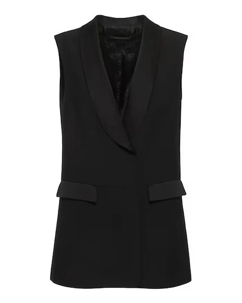 Alberta Ferretti Weste - Schwarz Schwarz