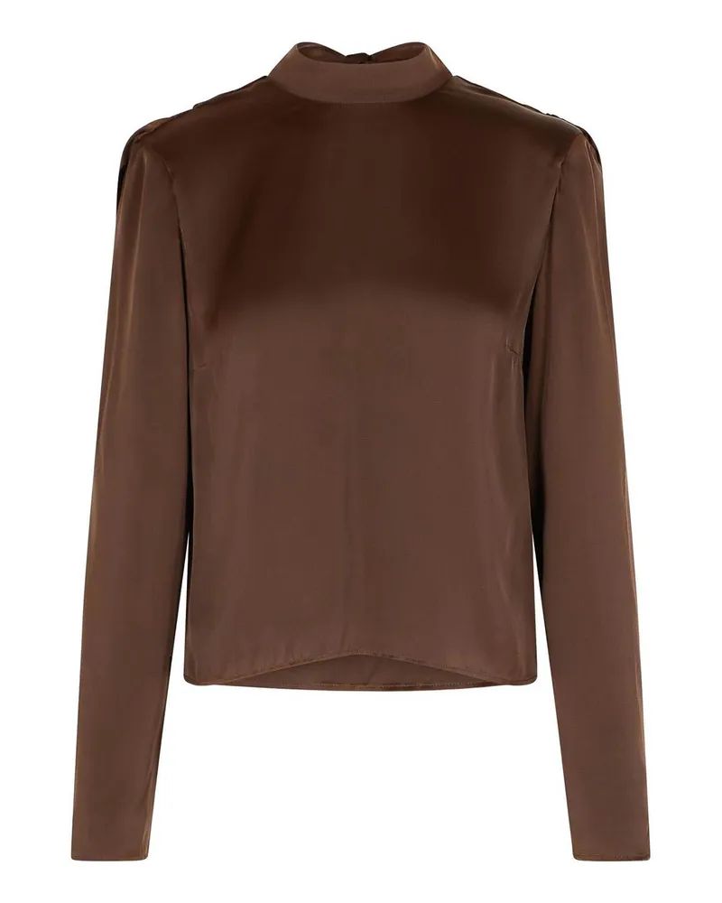 ROTATE Birger Christensen Bluse - Braun Braun