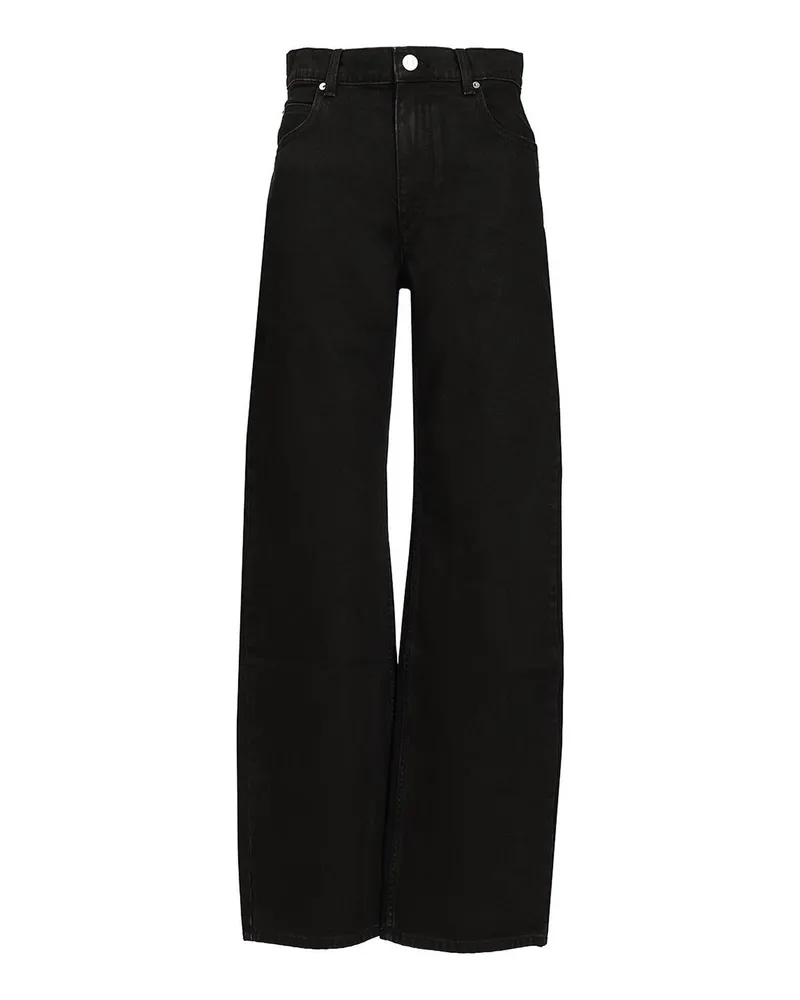 Isabel Marant Straight Leg Jeans - Schwarz Schwarz