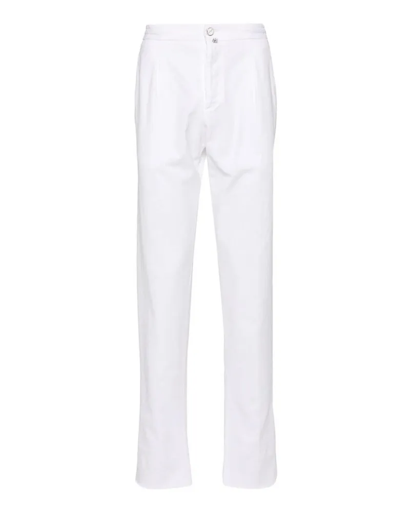 Kiton Bootcut Jeans - Weiß Weiß