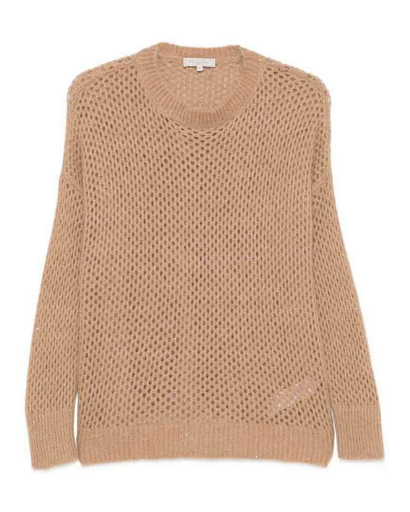 Antonelli Firenze Rundhalspullover - Braun Braun