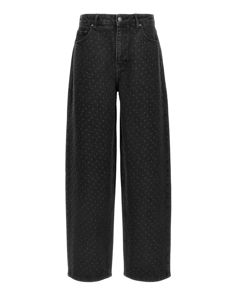 ROTATE Birger Christensen Bootcut Jeans - Schwarz Schwarz