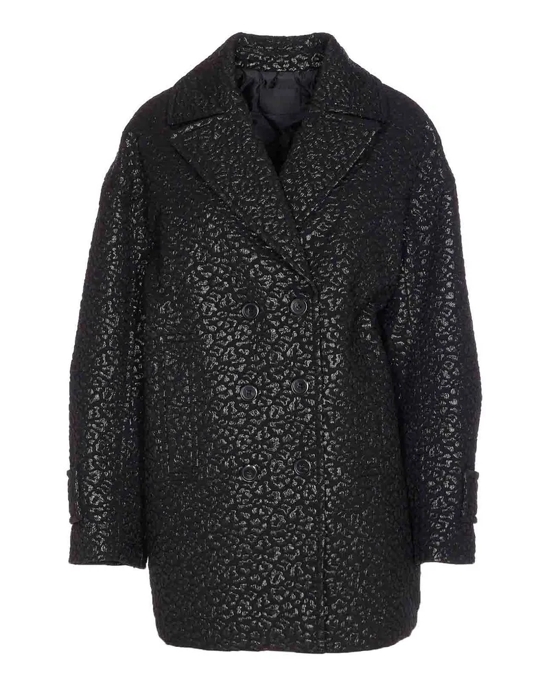 Pinko Kurzer Mantel - Schwarz Schwarz