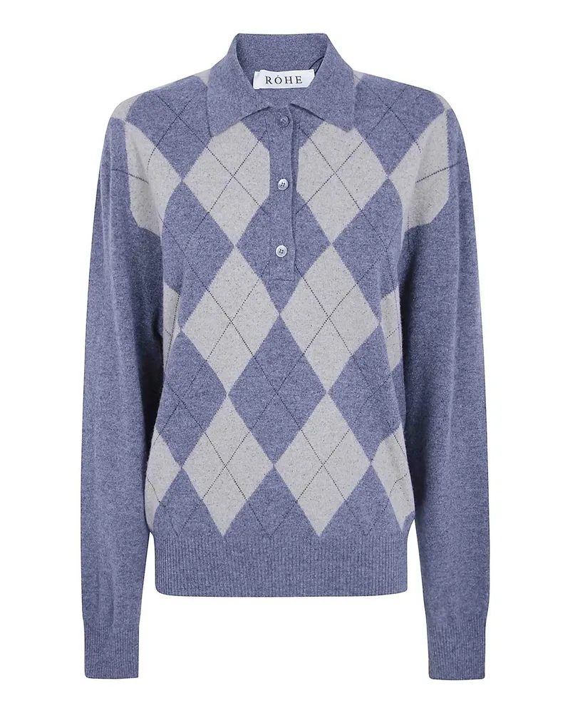 Róhe Poloshirt - Grau Grau